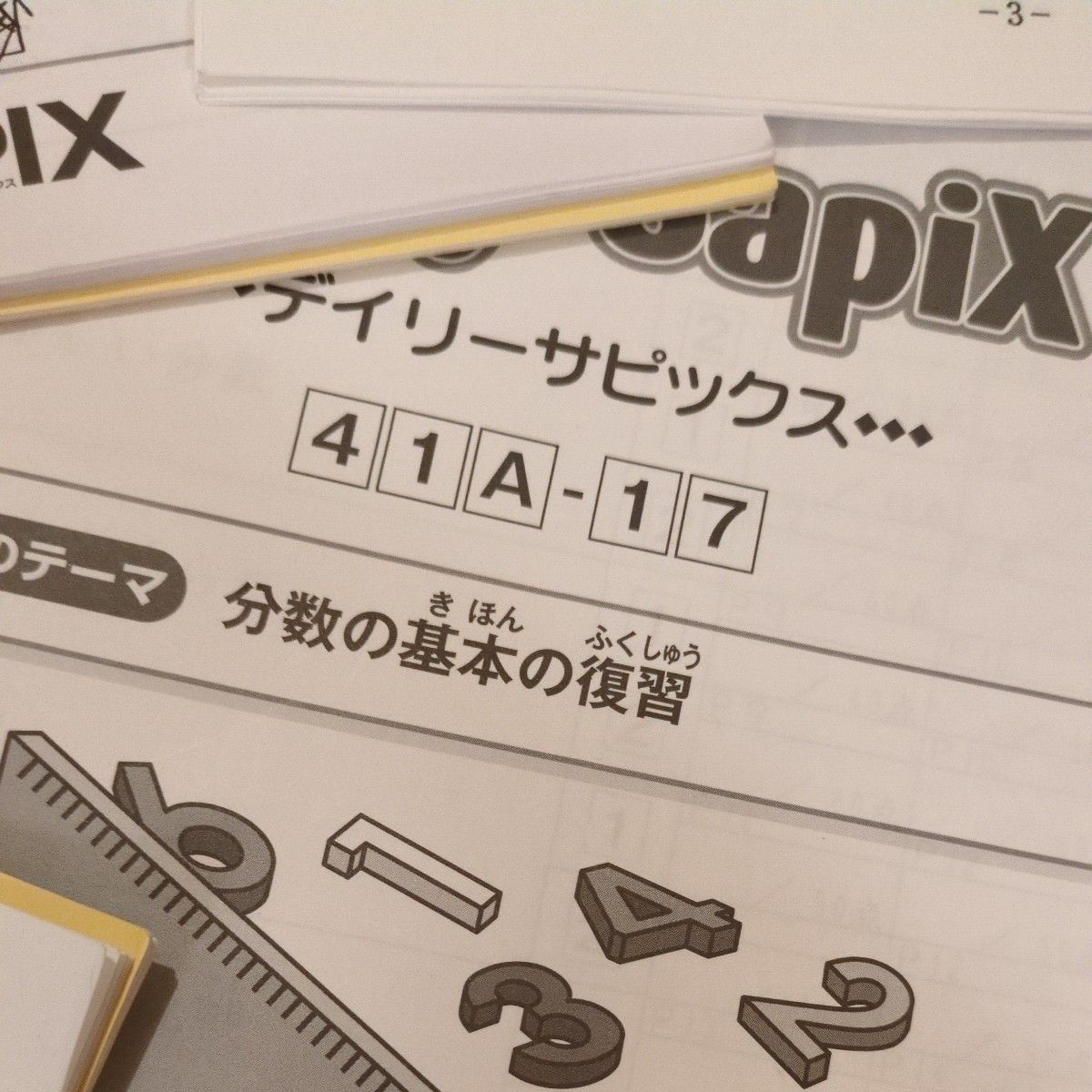 SAPIX 算数 サピックス算数 4年 ランダム 基本から応用まで 解説 SAPIX 算数 サピックス算数 4年 ランダム 基本から応用まで 解説