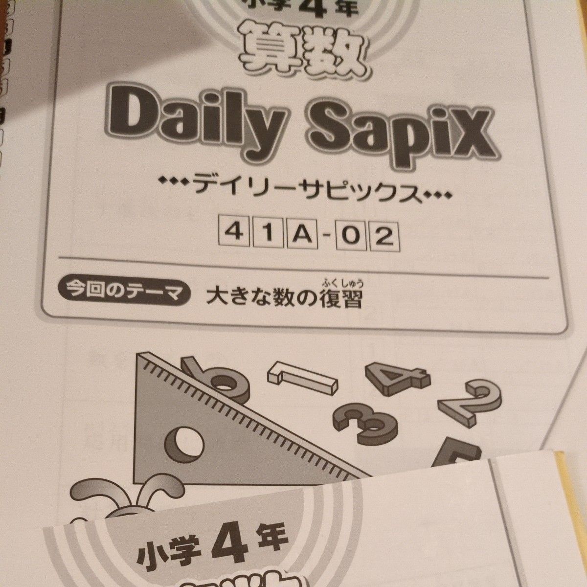 SAPIX 算数 サピックス算数 4年 ランダム 基本から応用まで 解説 SAPIX 算数 サピックス算数 4年 ランダム 基本から応用まで 解説