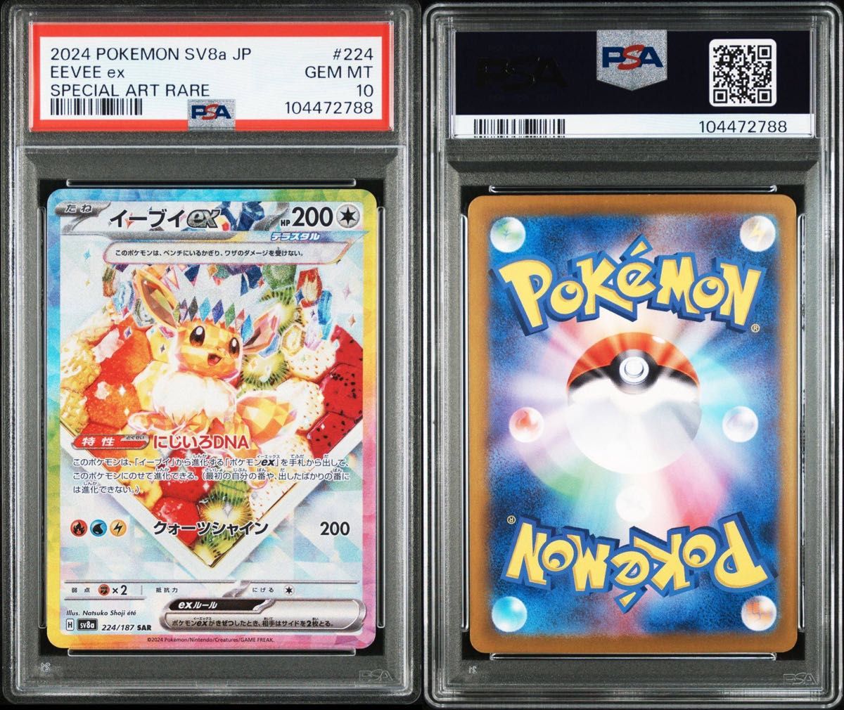 イーブイex SAR PSA10 テラスタルフェスex 連番|Yahoo!フリマ イーブイex SAR PSA10 テラスタルフェスex 連番|Yahoo!フリマ