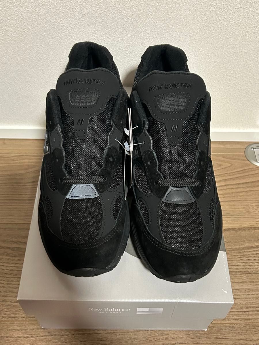 New balance USA 992 トリプルブラック 黒 オールブラック 27 New balance USA 992 トリプルブラック 黒 オールブラック 27