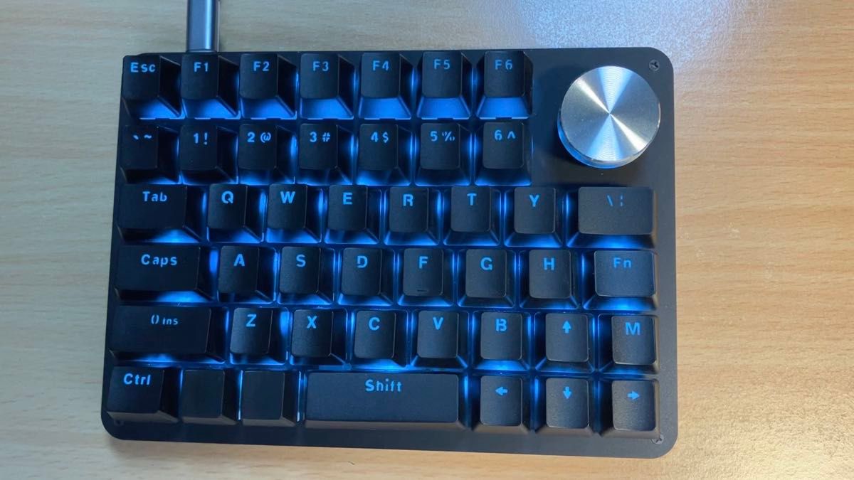 Koolertron 回転ノブ有 片手マクロキーボード