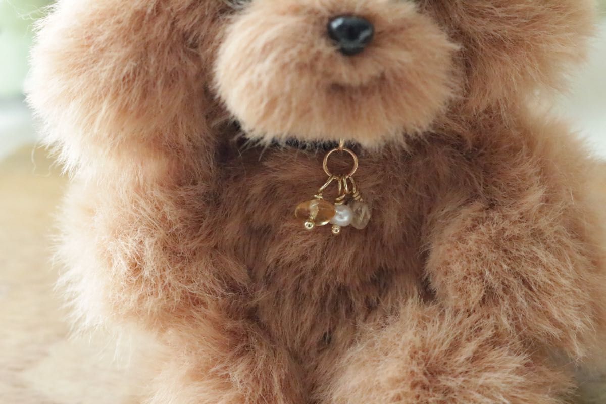 トイプードル マルプー ブラウン バッグチャーム ぬいぐるみ 犬