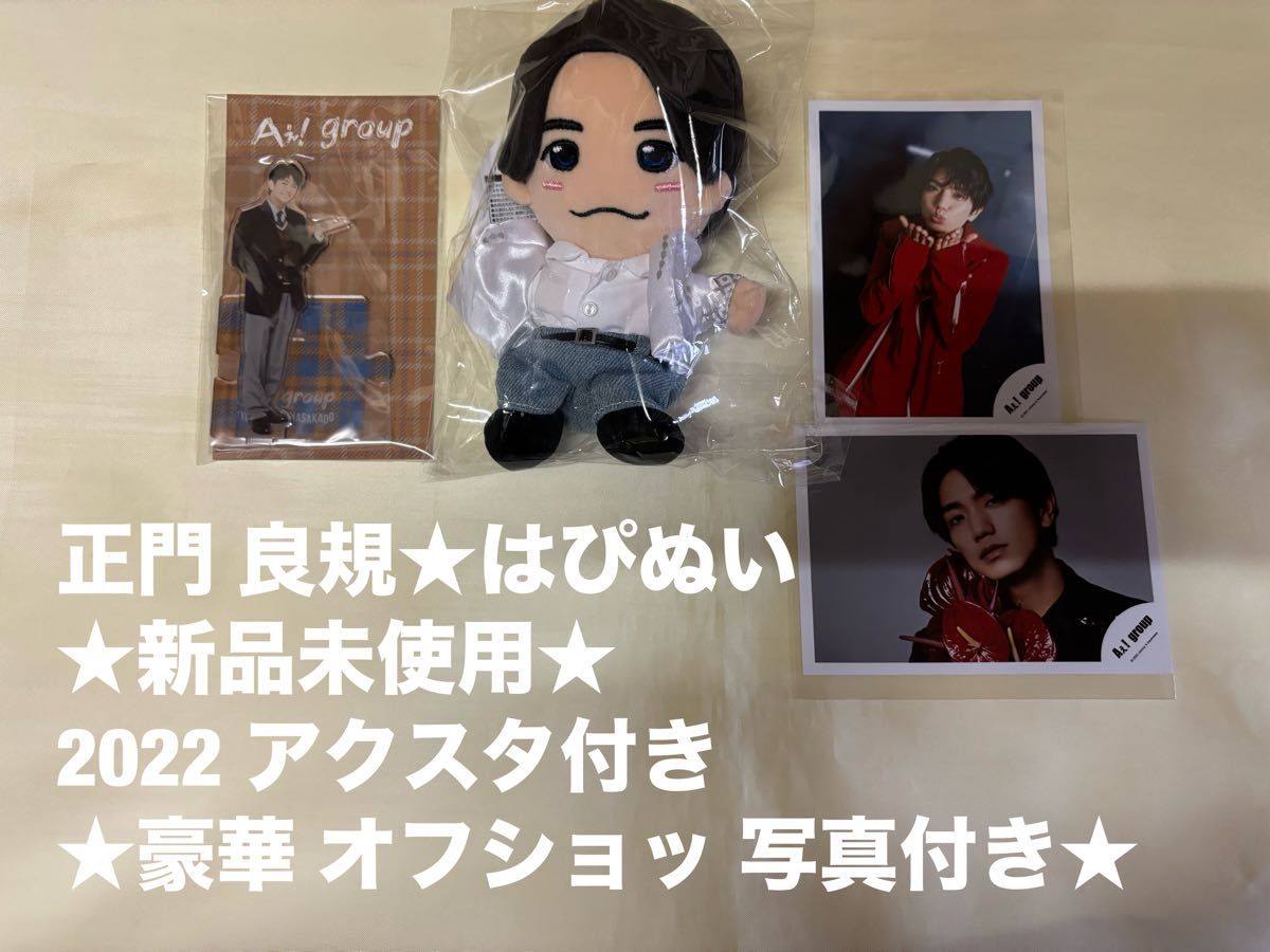 Aぇ group 正門良規 新品未使用 はぴぬい ちびぬい ぬいぐるみ Aぇ group 正門良規 新品未使用 はぴぬい ちびぬい ぬいぐるみ