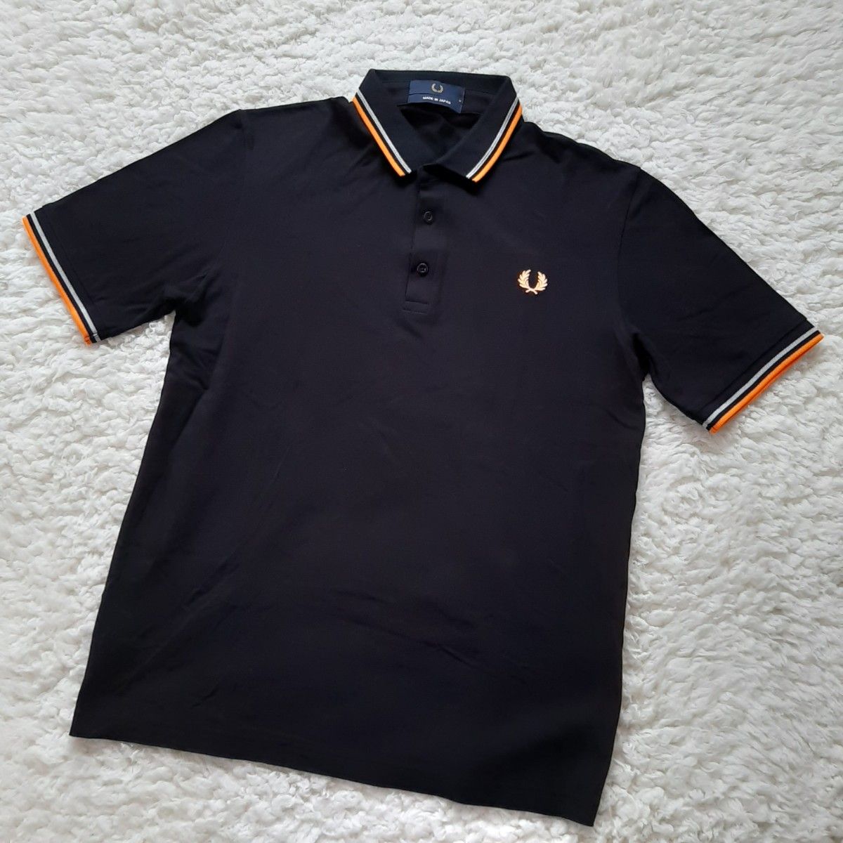 美品 FRED PERRY フレッドペリー ポロシャツ 半袖 ブラック 日本 美品 FRED PERRY フレッドペリー ポロシャツ 半袖 ブラック 日本