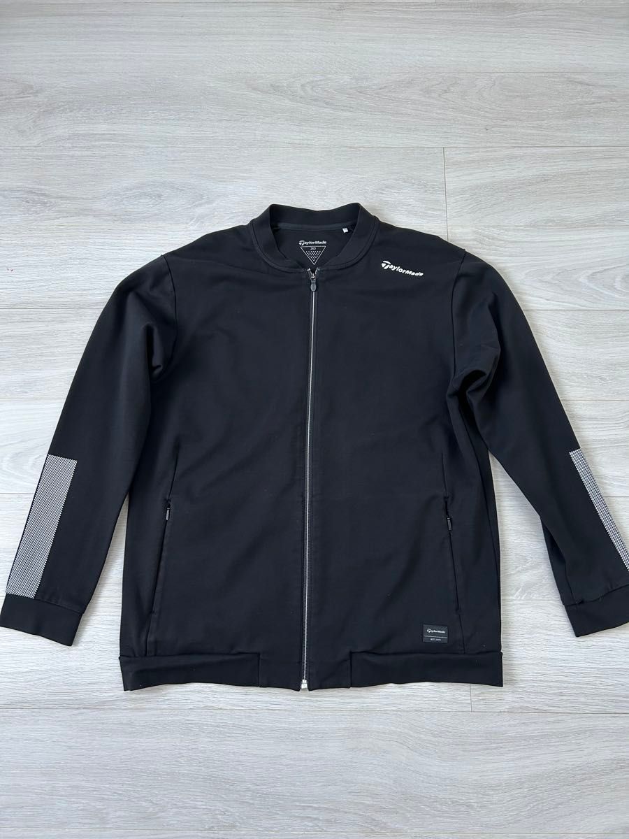美品】TaylorMade テーラーメイド ゴルフウェア フルジップ 美品】TaylorMade テーラーメイド ゴルフウェア フルジップ