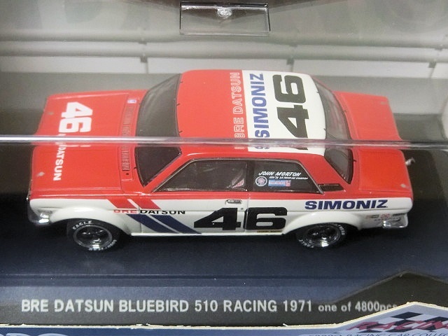 **[566]1/43 DATSUN 510 BRE white / red **