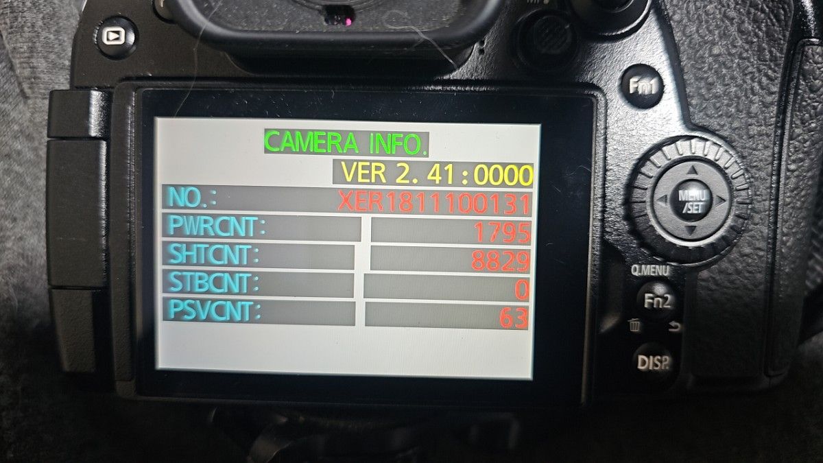 Panasonic LUMIX パナソニック G9 PRO ボディ ショット数8829回 Panasonic LUMIX パナソニック G9 PRO ボディ ショット数8829回