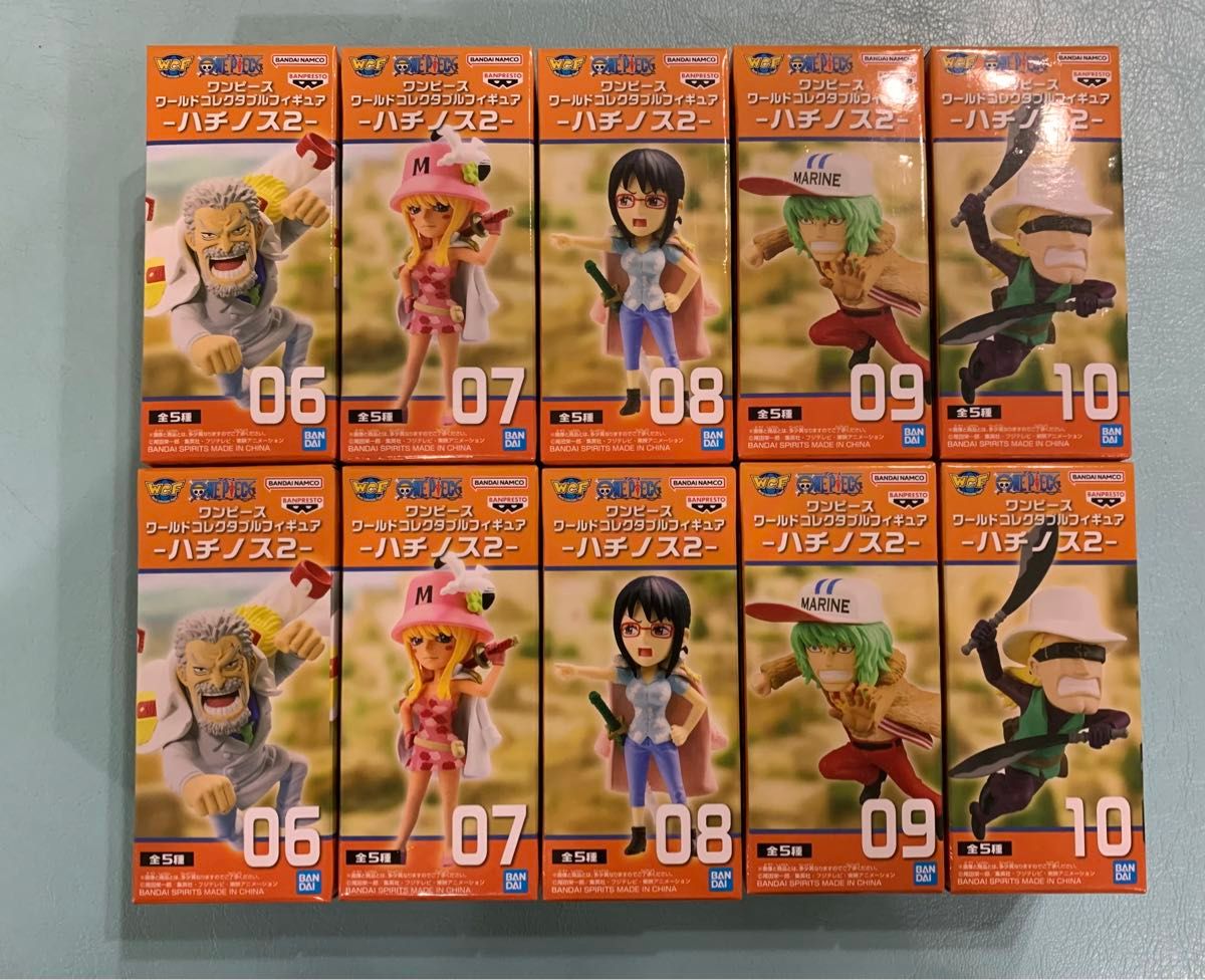 ワンピース ワールドコレクタブル ハチノス2 5種 コンプリート ワンピース ワールドコレクタブル ハチノス2 5種 コンプリート