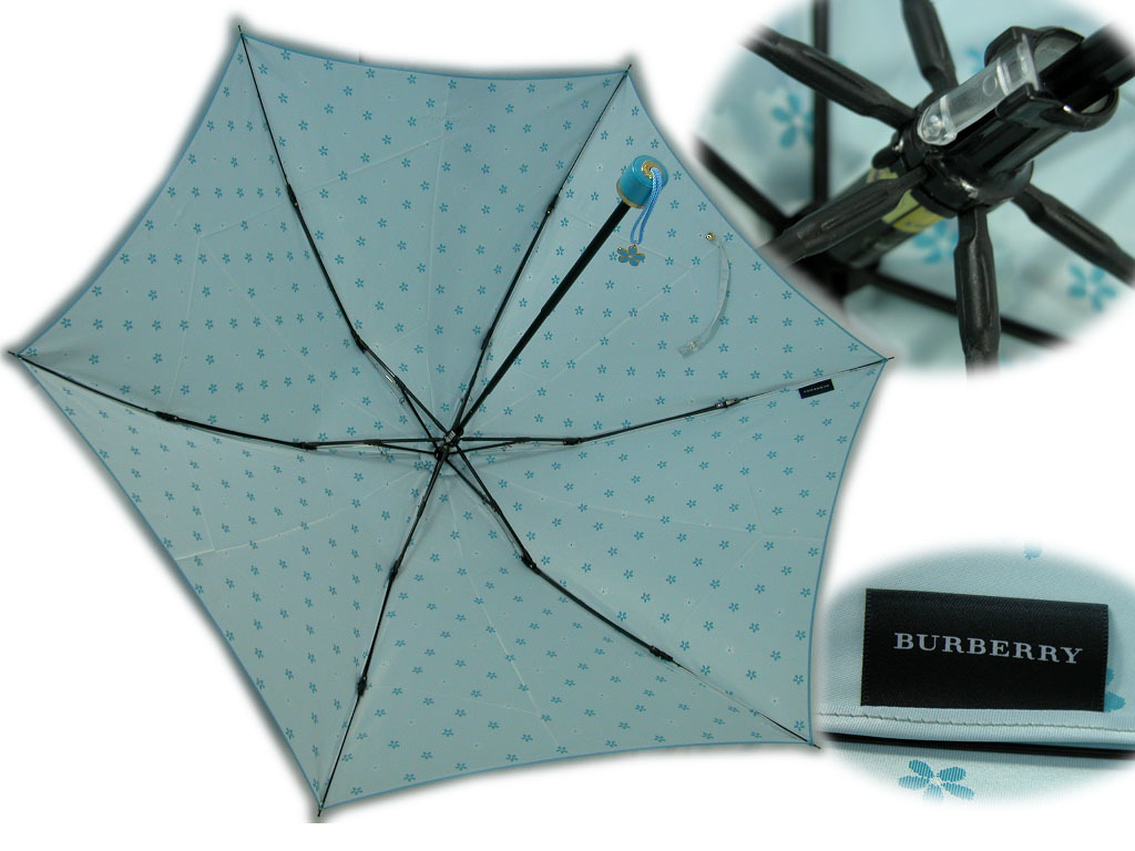 美品 [Burberry][新品未使用][UVカット] 折りたたみ傘 - 傘 - hlt.no