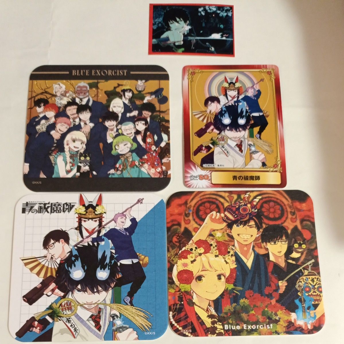 ジャンプSQアートコースター 青の祓魔師 アニメイト特典 付録 ジャンプSQアートコースター 青の祓魔師 アニメイト特典 付録