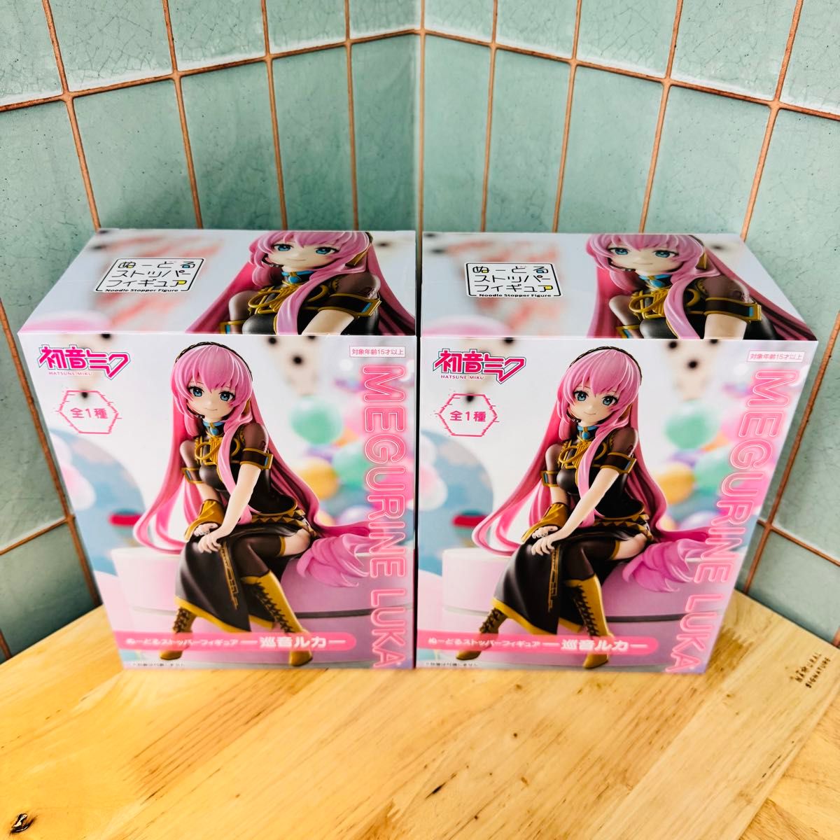 初音ミク ぬーどるストッパーフィギュア 巡音ルカ 2個セット 未 初音ミク ぬーどるストッパーフィギュア 巡音ルカ 2個セット 未