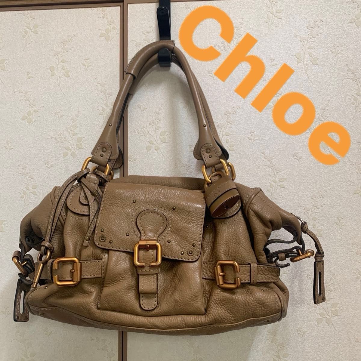 クロエ 特大パディントン 南京錠 Chloe ハンドバッグ レザー クロエ 特大パディントン 南京錠 Chloe ハンドバッグ レザー