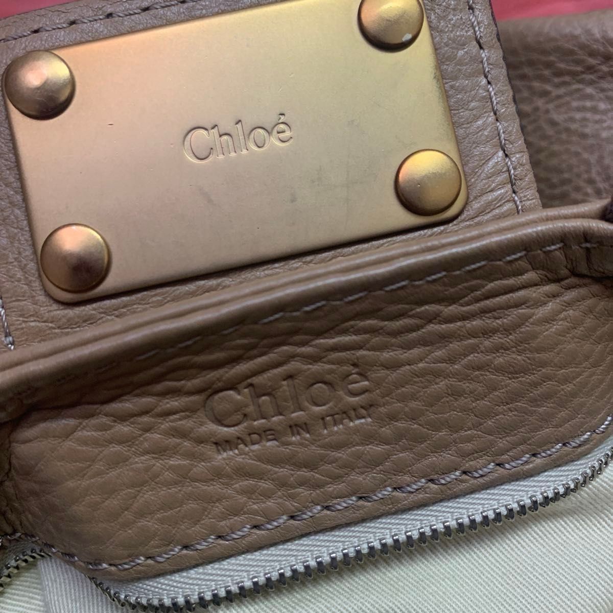 クロエ 特大パディントン 南京錠 Chloe ハンドバッグ レザー クロエ 特大パディントン 南京錠 Chloe ハンドバッグ レザー
