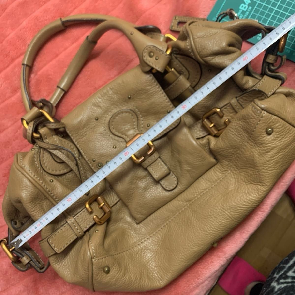 クロエ 特大パディントン 南京錠 Chloe ハンドバッグ レザー クロエ 特大パディントン 南京錠 Chloe ハンドバッグ レザー