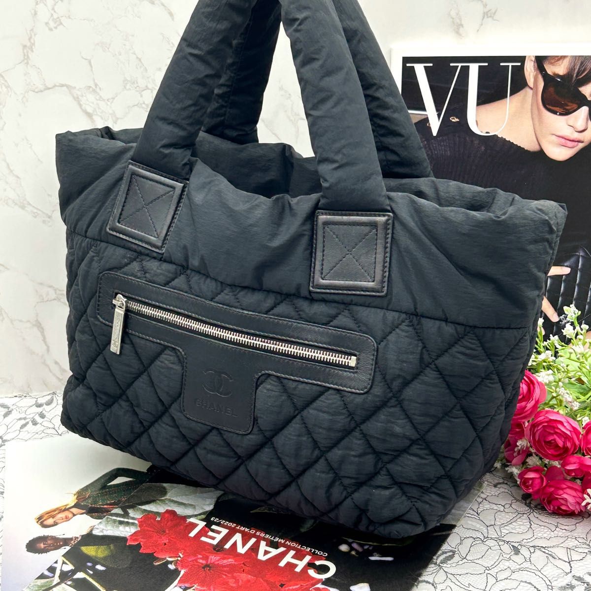 極美品 CHANEL シャネル コココクーン キルティング トート 極美品 CHANEL シャネル コココクーン キルティング トート