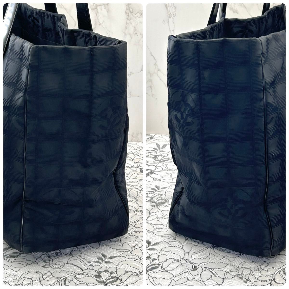 美品 CHANEL シャネル ニュートラベルライン トートバッグ MM 美品 CHANEL シャネル ニュートラベルライン トートバッグ MM