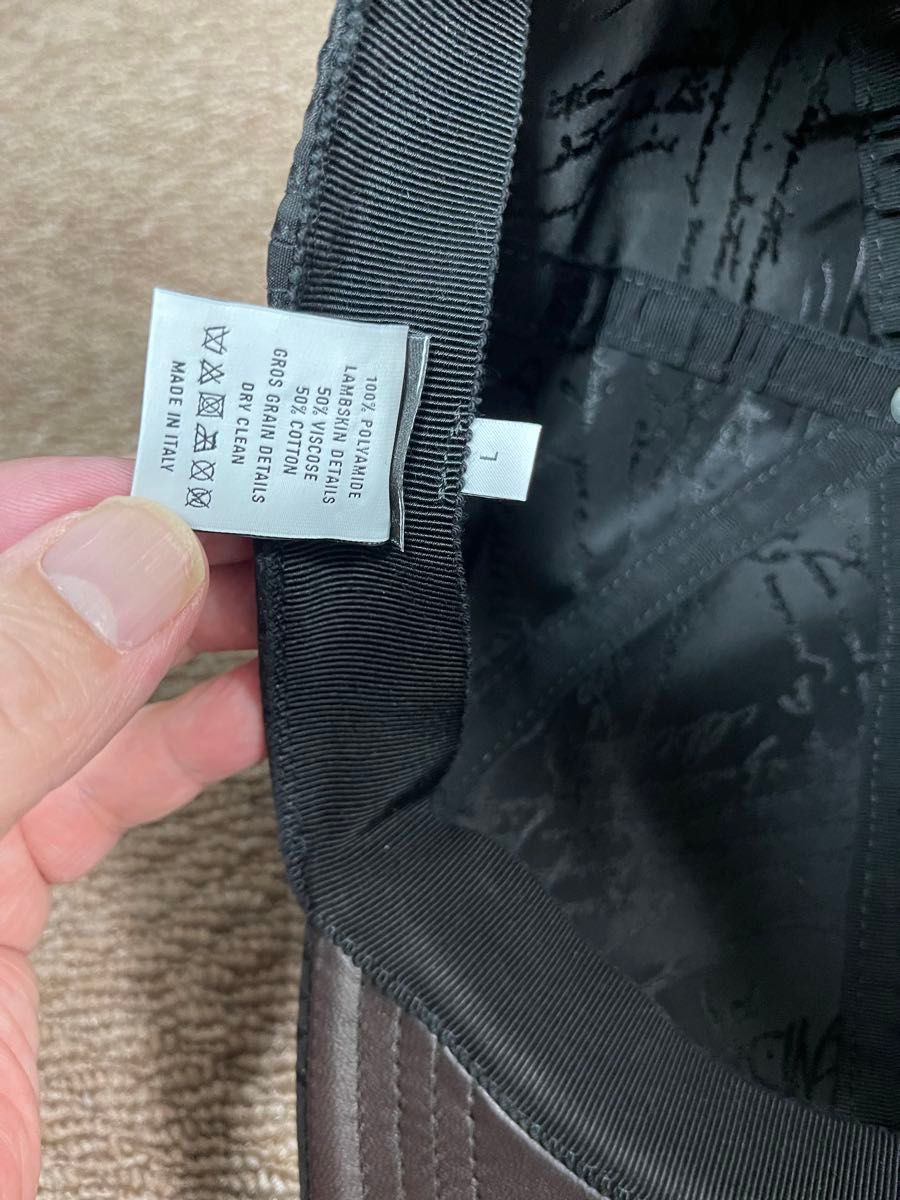 Berluti(ベルルッティ)スクリットベースボールキャップ サイズL Berluti(ベルルッティ)スクリットベースボールキャップ サイズL