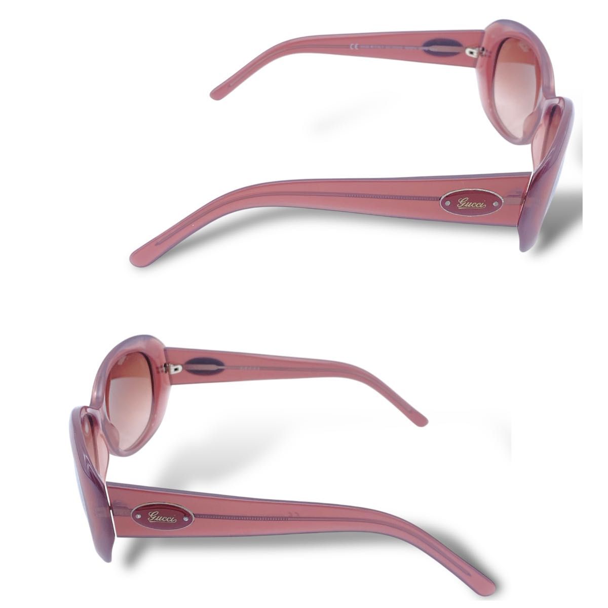 美品 希少カラー】GUCCI グッチ sunglasses サングラス ピンク 美品 希少カラー】GUCCI グッチ sunglasses サングラス ピンク