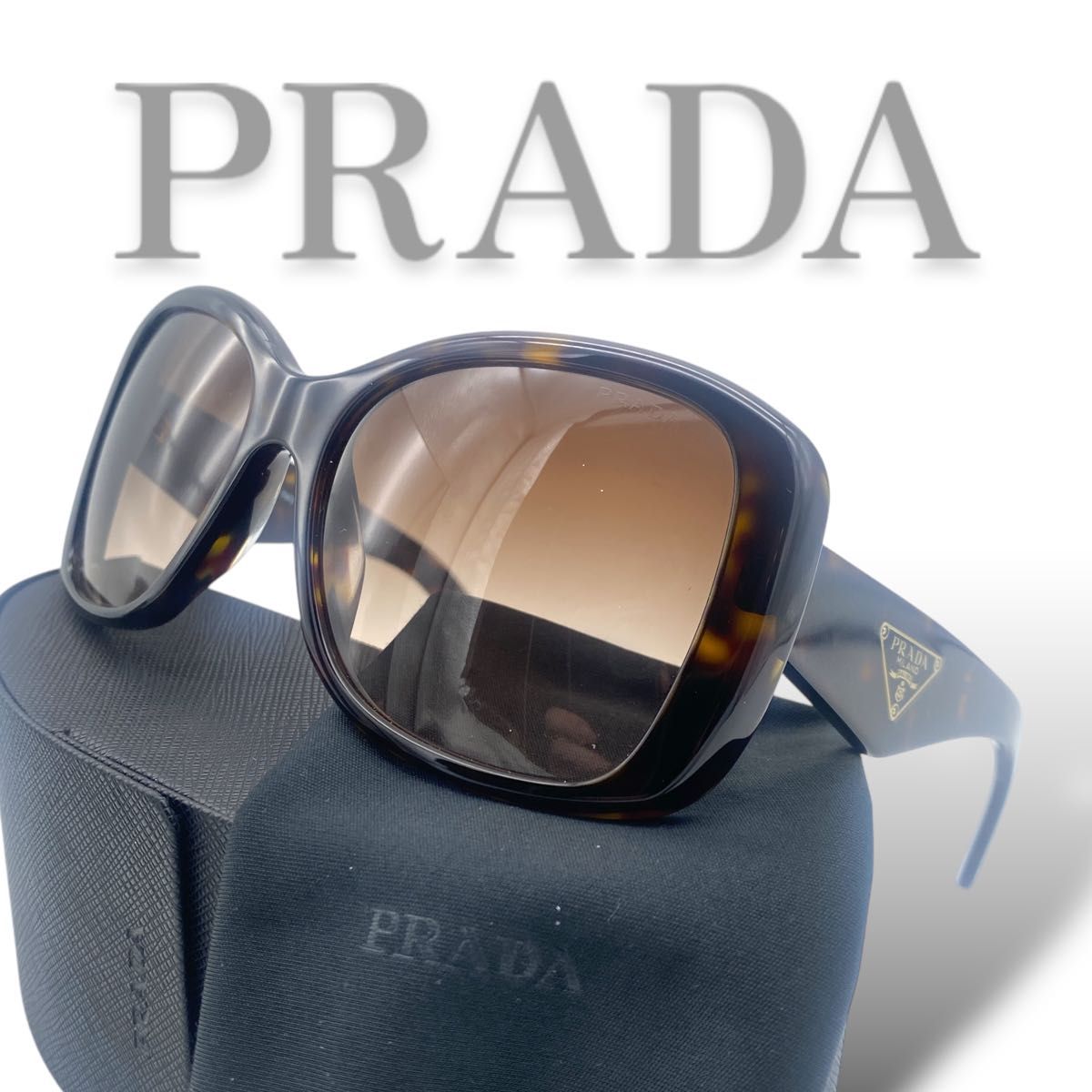 美品】PRADA プラダ サングラス sunglasses 三角ロゴ マーブル 美品】PRADA プラダ サングラス sunglasses 三角ロゴ マーブル
