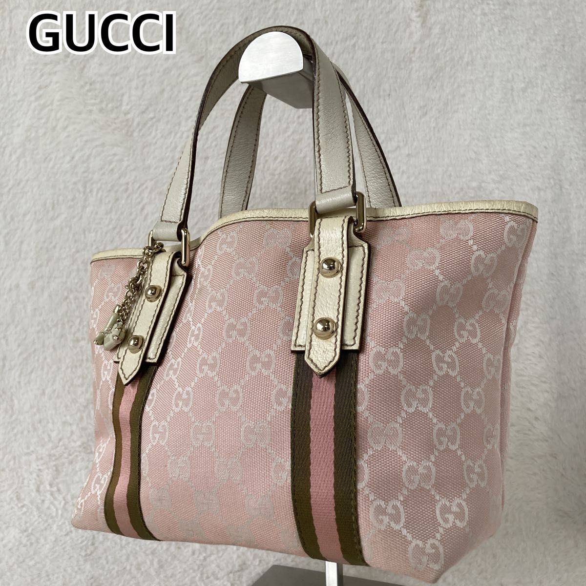 希少カラー グッチ GUCCI トート ミニトート ピンク GG 希少カラー グッチ GUCCI トート ミニトート ピンク GG