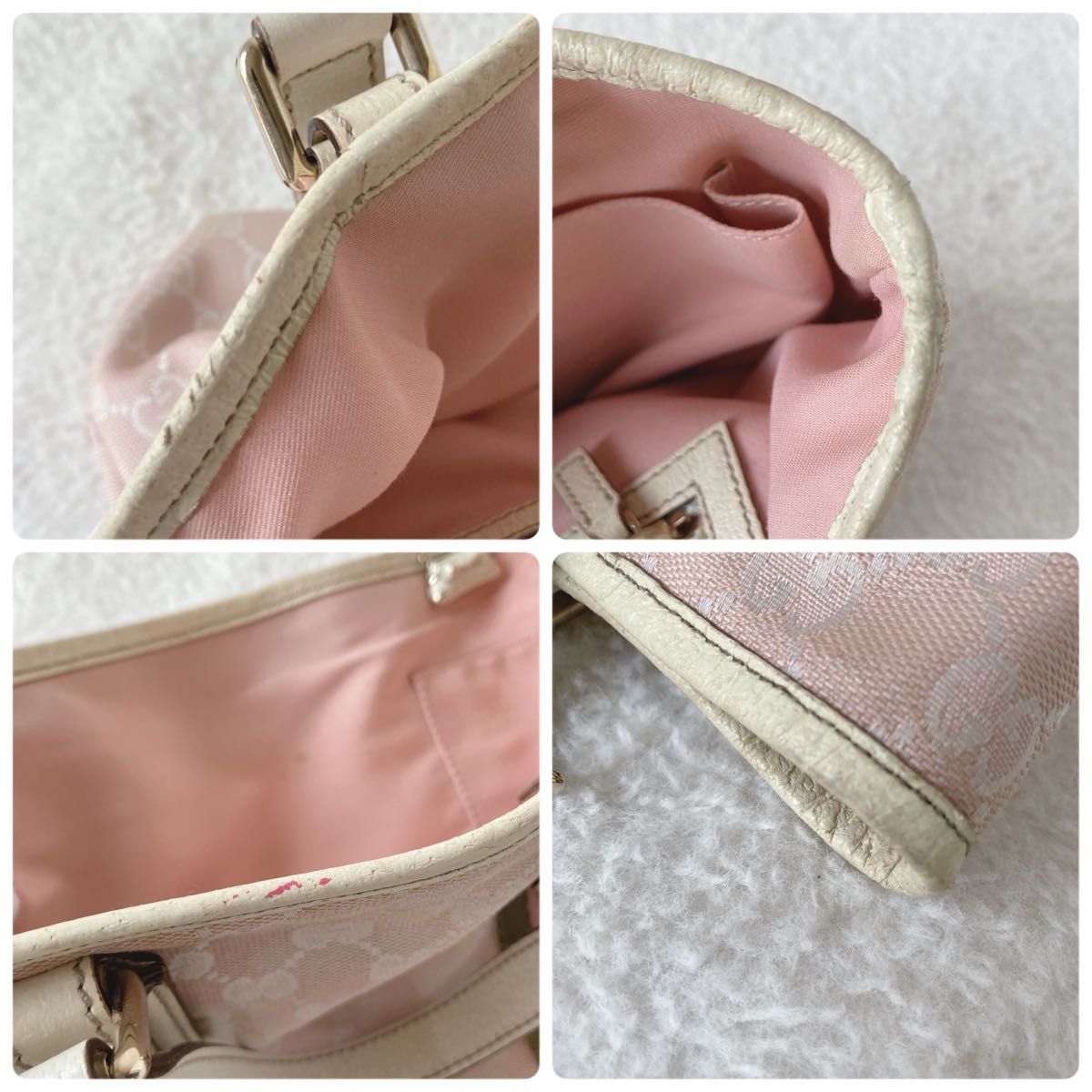 希少カラー グッチ GUCCI トート ミニトート ピンク GG 希少カラー グッチ GUCCI トート ミニトート ピンク GG