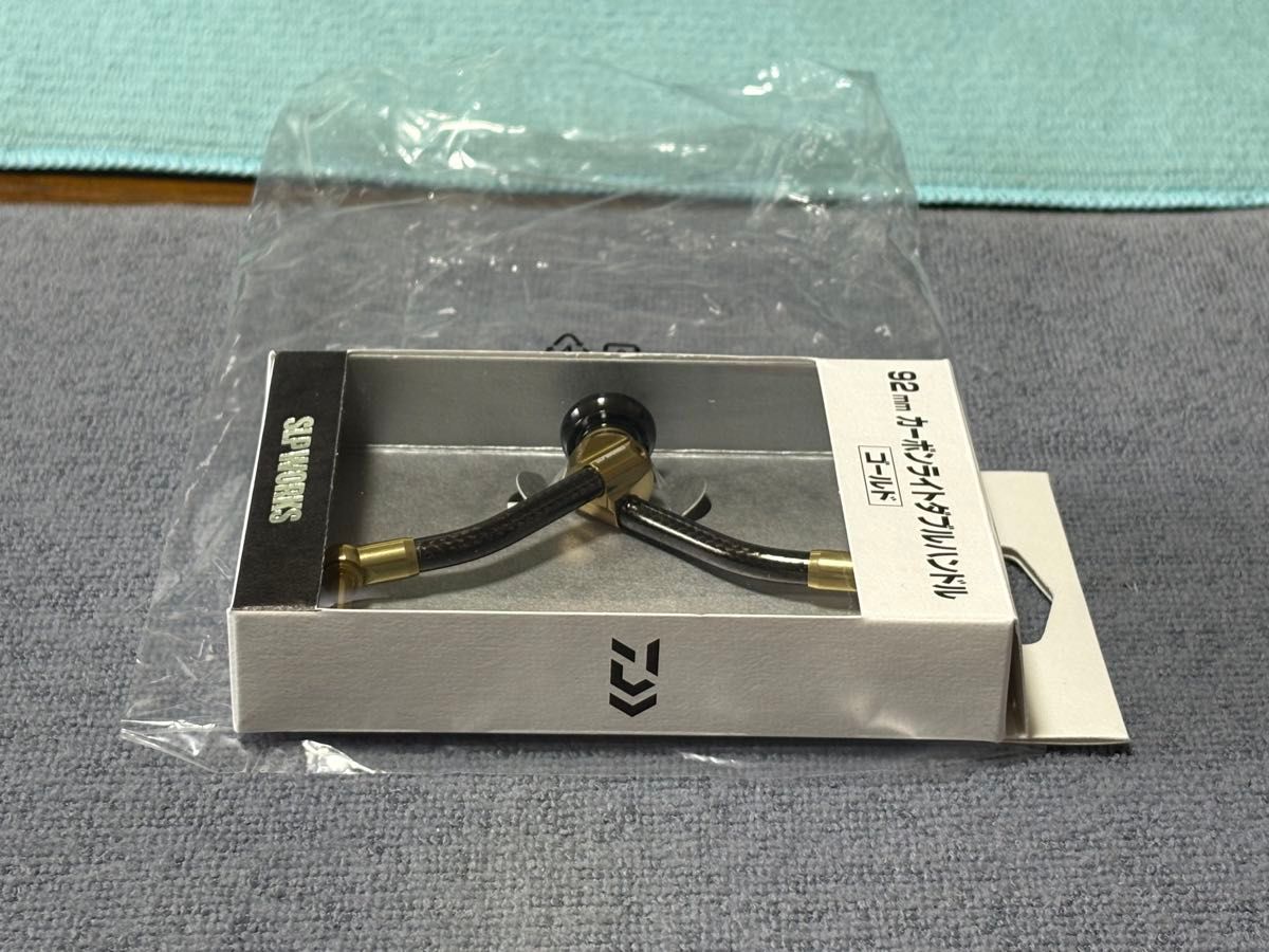 ダイワ SLP WORKS カーボンライトダブルハンドル ゴールド 92mm ダイワ SLP WORKS カーボンライトダブルハンドル ゴールド 92mm