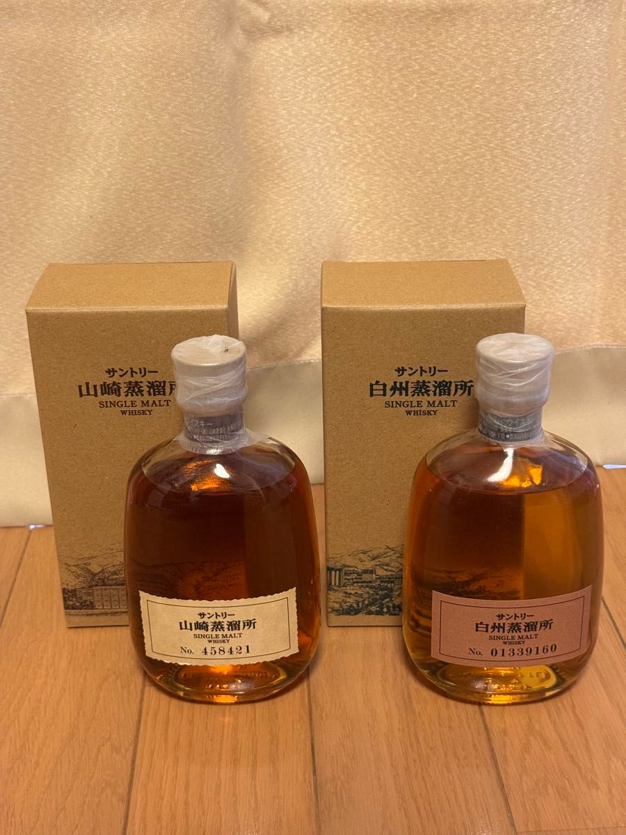 山崎蒸溜所限定ボトル(旧モデル 終売品)1本/白州蒸溜所限定 山崎蒸溜所限定ボトル(旧モデル 終売品)1本/白州蒸溜所限定