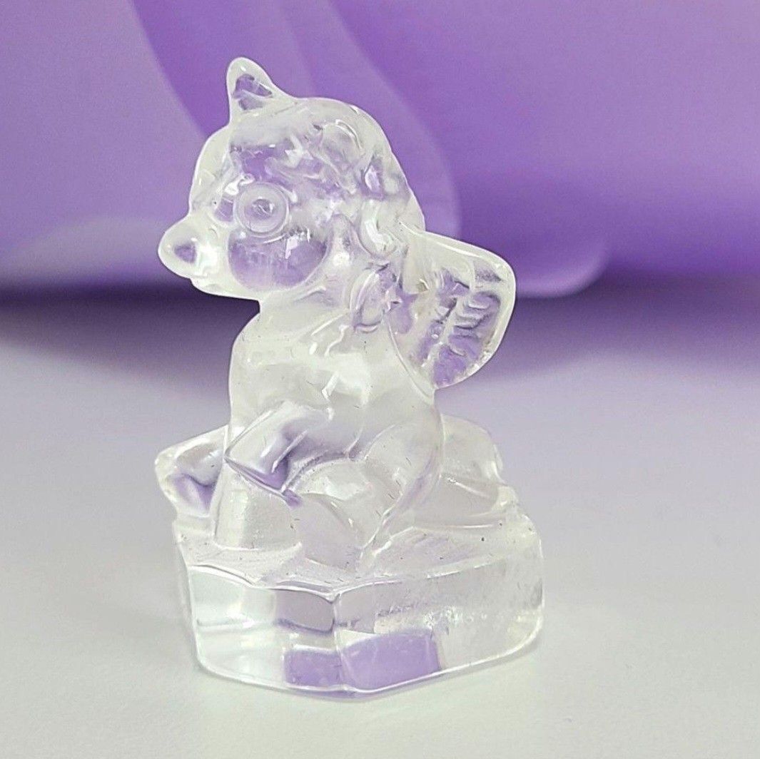 天然水晶 ユニコーン 天然石置物 リングホルダー 浄化 クリア 天然水晶 ユニコーン 天然石置物 リングホルダー 浄化 クリア
