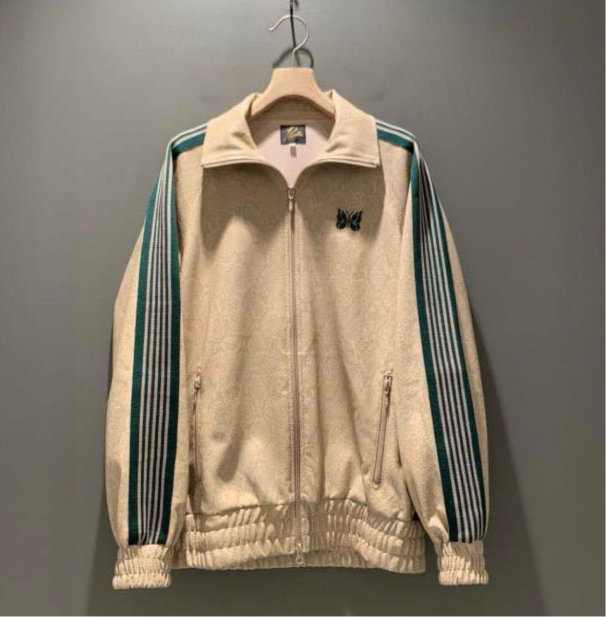 needles 20ss Python パイソン トラックジャケット ベージュ needles 20ss Python パイソン トラックジャケット ベージュ