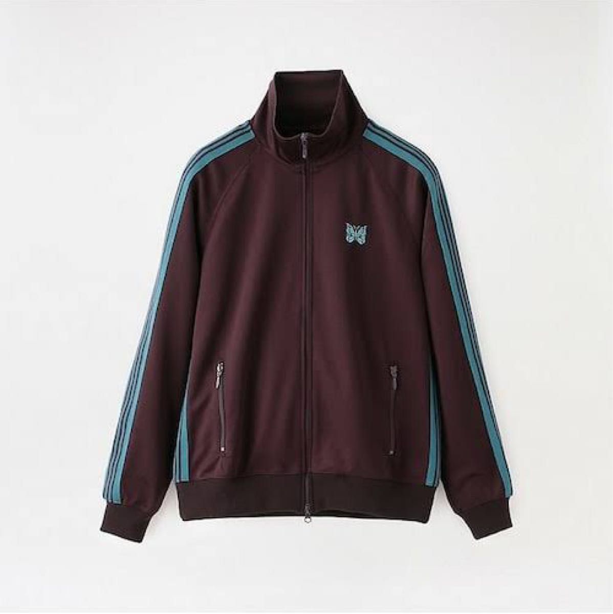 希少 needles 20ss トラックジャケット ボルドー ターコイズ XL 希少 needles 20ss トラックジャケット ボルドー ターコイズ XL