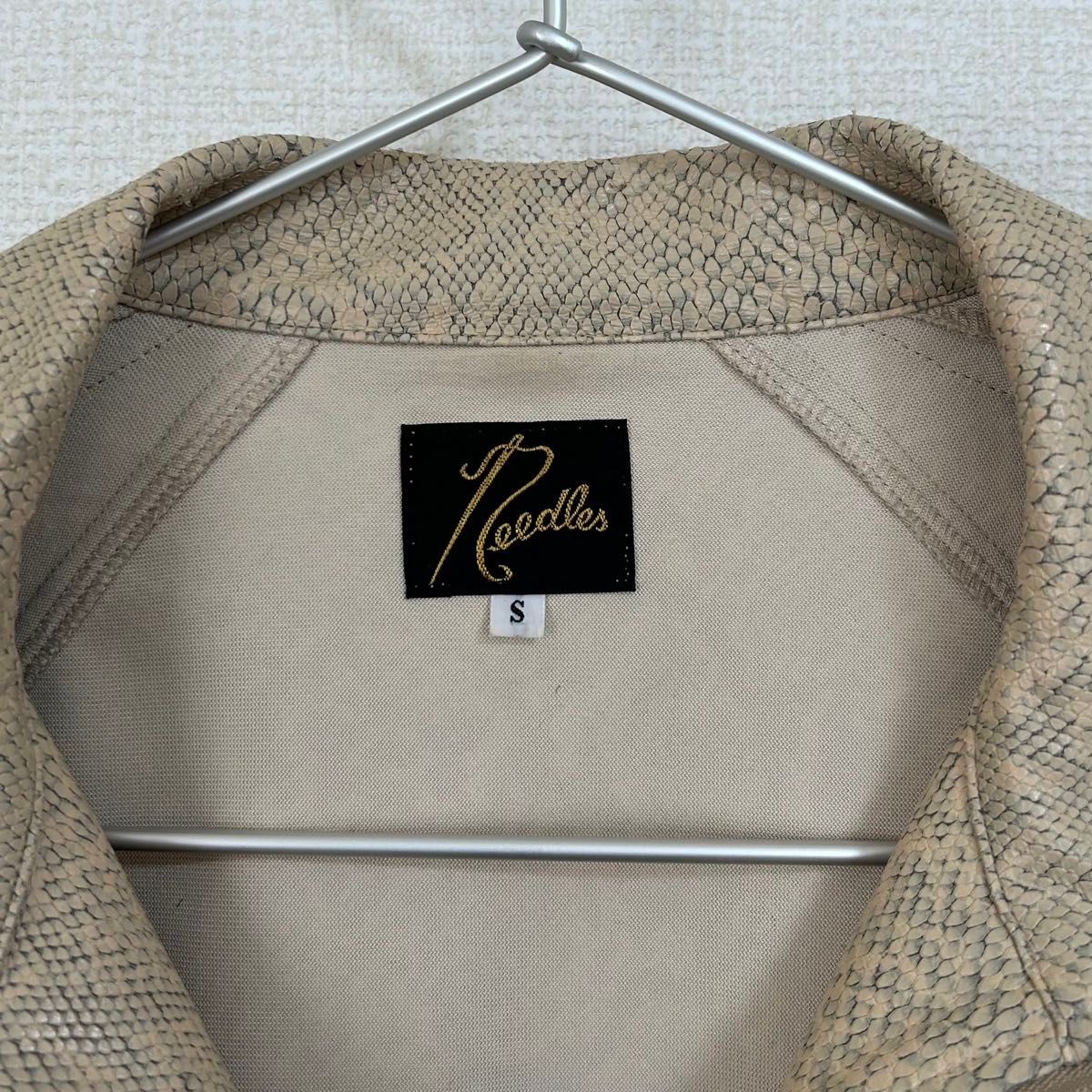 needles 20ss Python パイソン トラックジャケット ベージュ needles 20ss Python パイソン トラックジャケット ベージュ