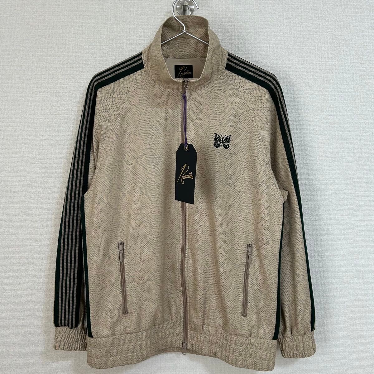 needles 20ss Python パイソン トラックジャケット ベージュ needles 20ss Python パイソン トラックジャケット ベージュ