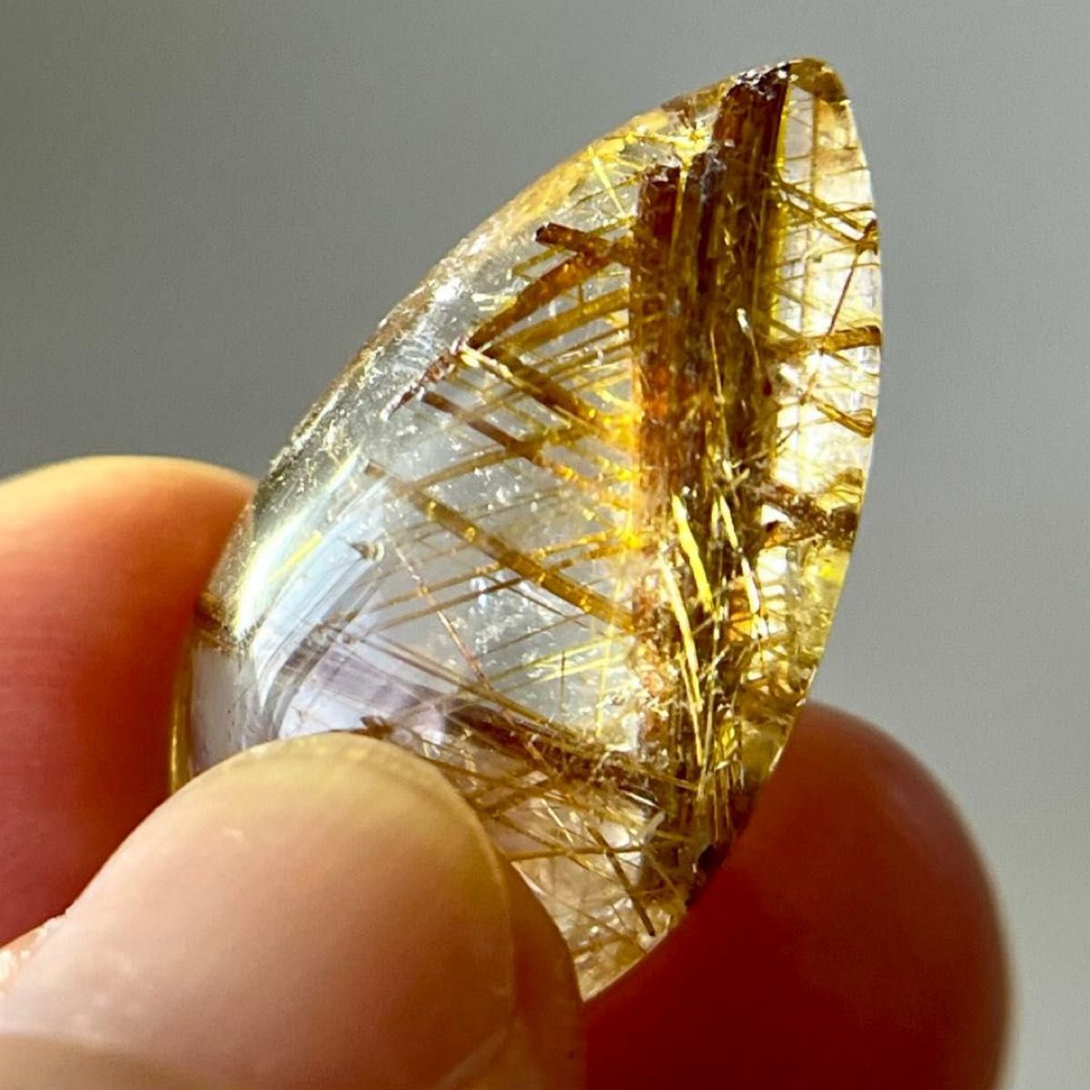 最高品質 タイチン ゴールド ルチル 17 7ct ルース 透明度抜群 最高品質 タイチン ゴールド ルチル 17 7ct ルース 透明度抜群