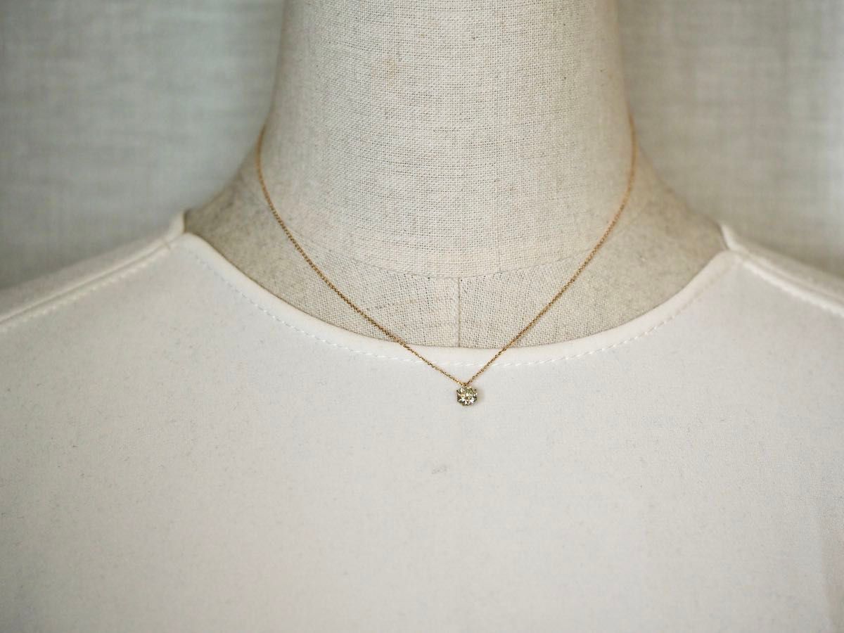 キラキラ 0 60ct K18YG 天然一粒ダイヤモンドネックレス|Yahoo キラキラ 0 60ct K18YG 天然一粒ダイヤモンドネックレス|Yahoo