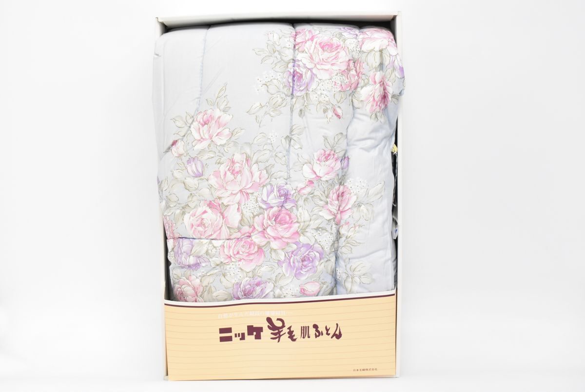1122P 0411M22) 1円~ 未使用 NIKKE ニッケ 羊毛肌ふとん 150 1122P 0411M22) 1円~ 未使用 NIKKE ニッケ 羊毛肌ふとん 150