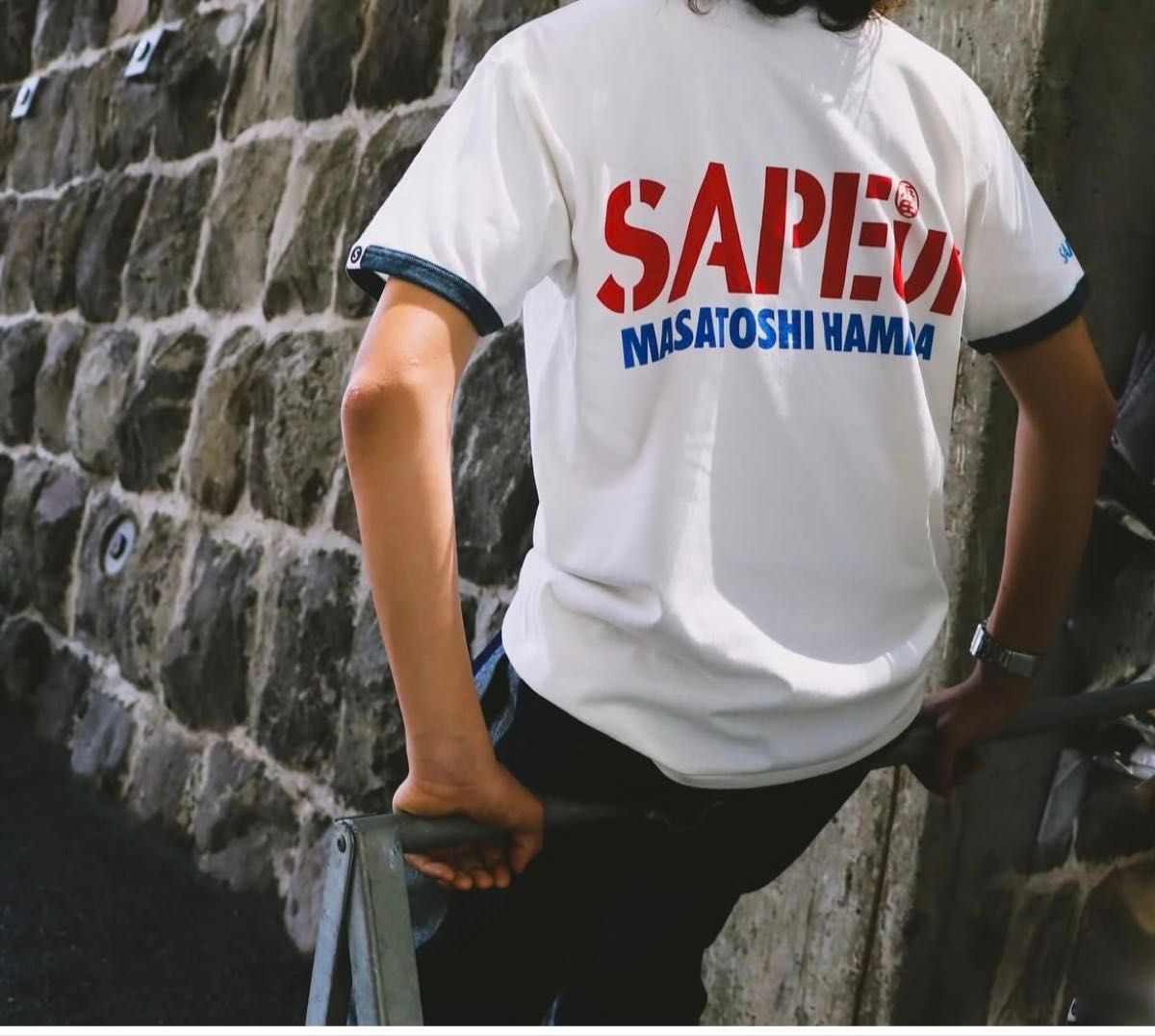 SAPEur MASATOSHI HAMADA 浜田雅功 Tシャツ Lサイズ|Yahoo SAPEur MASATOSHI HAMADA 浜田雅功 Tシャツ Lサイズ|Yahoo