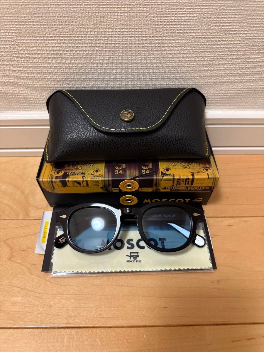 MOSCOT LEMTOSH モスコット レムトッシュ 46サイズ ブルーレンズ MOSCOT LEMTOSH モスコット レムトッシュ 46サイズ ブルーレンズ