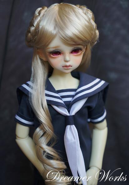 BJD парик кукла для лампочка body .. кукла для парик SD DD MSD MDD парик игрушка кукла Super Dollfie fi- Dream 20DBJ012