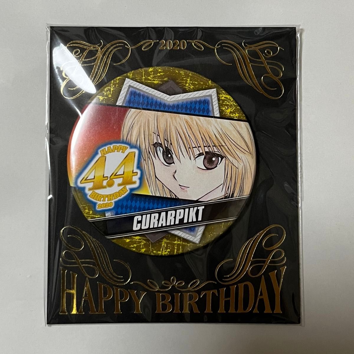 HUNTER×HUNTER クラピカ バースデー缶バッジ 2020 JUMP SHOP HUNTER×HUNTER クラピカ バースデー缶バッジ 2020 JUMP SHOP