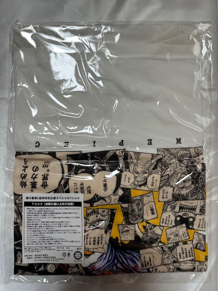 週刊少年ジャンプ懸賞 ワンピース Tシャツ 非売品 非売品 週刊少年ジャンプ 2022 18号 春の激レアTシャツ