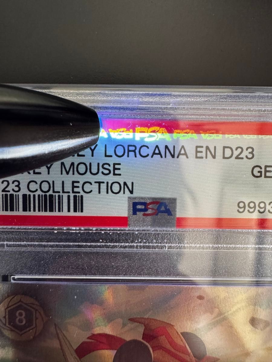 PSA10】Disney ディズニー ロルカナ ミッキー D23 限定プロモ PSA10】Disney ディズニー ロルカナ ミッキー D23 限定プロモ
