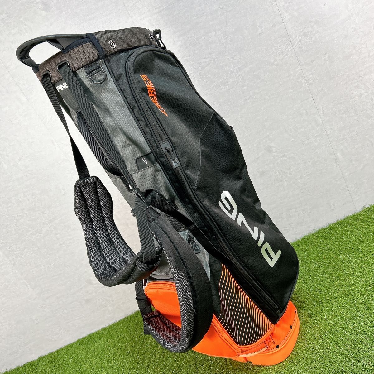 PING 4SERIES ピン キャディバッグ スタンド式 ブラック PING 4SERIES ピン キャディバッグ スタンド式 ブラック