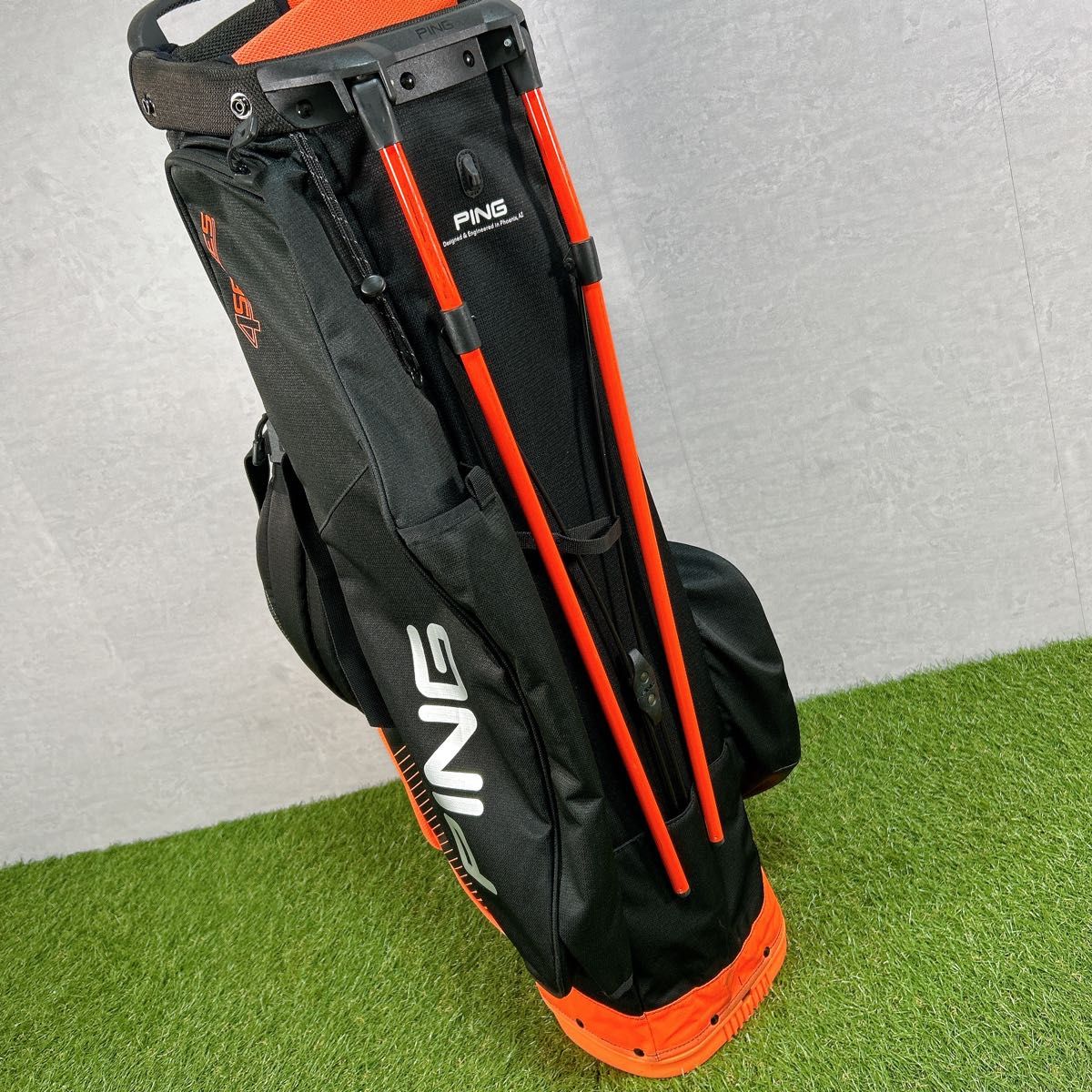 PING 4SERIES ピン キャディバッグ スタンド式 ブラック PING 4SERIES ピン キャディバッグ スタンド式 ブラック