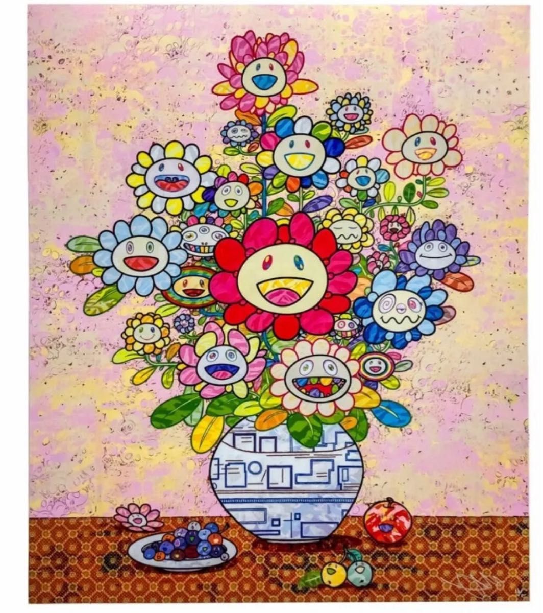 ザオウーキーのお花の絵へのあこがれ 村上隆ポスター版画|Yahoo ザオウーキーのお花の絵へのあこがれ 村上隆ポスター版画|Yahoo
