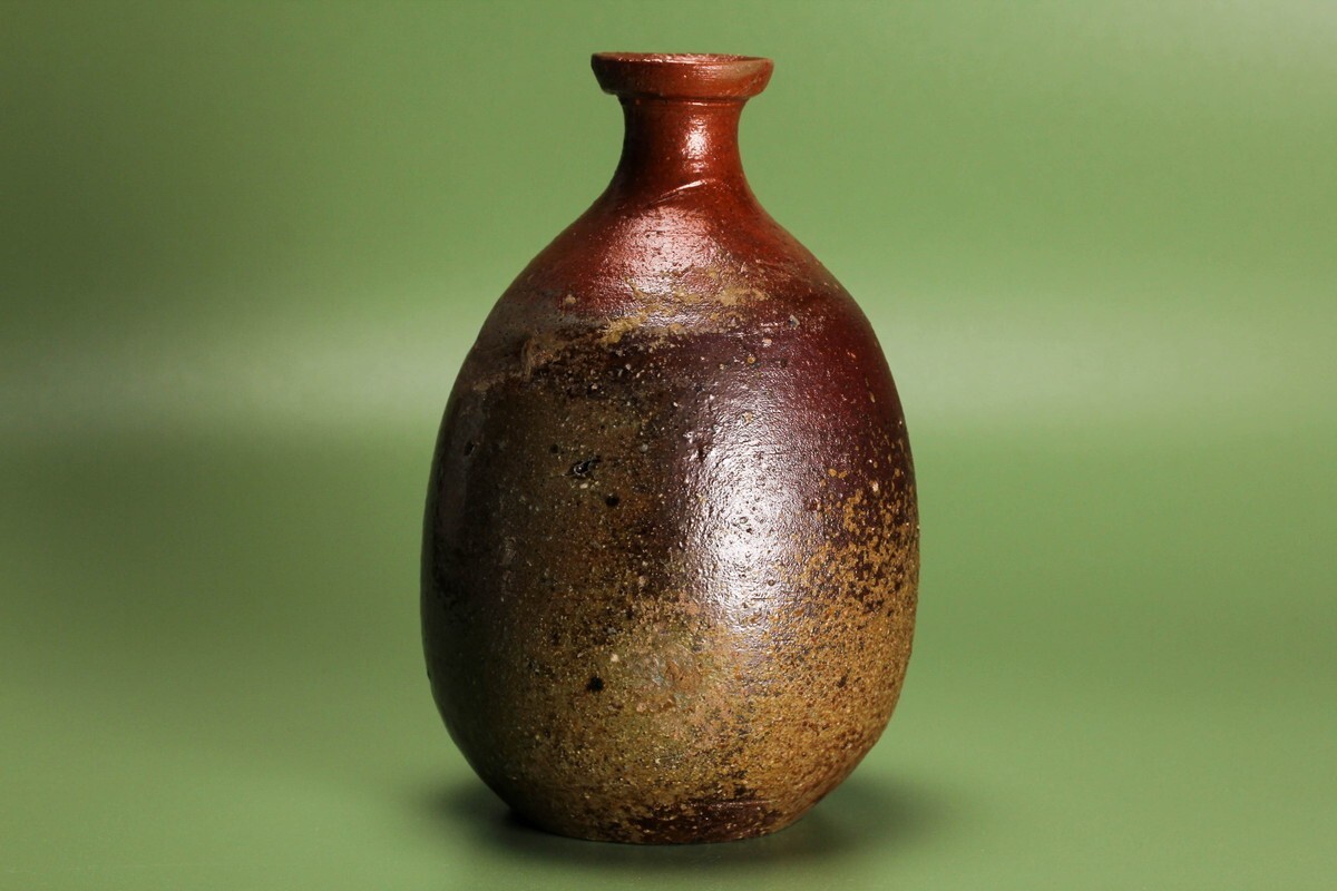 人間国宝 藤原啓 秀逸作 備前お預け徳利 共箱 本物保証(酒器 人間国宝 藤原啓 秀逸作 備前お預け徳利 共箱 本物保証(酒器