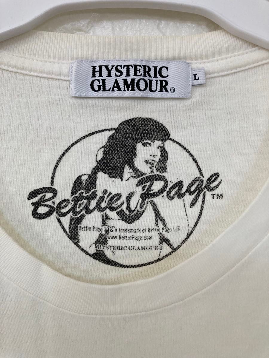 HYSTERIC GLAMOUR BETTIE PAGE Tシャツ Lサイズ|Yahoo!フリマ HYSTERIC GLAMOUR BETTIE PAGE Tシャツ Lサイズ|Yahoo!フリマ