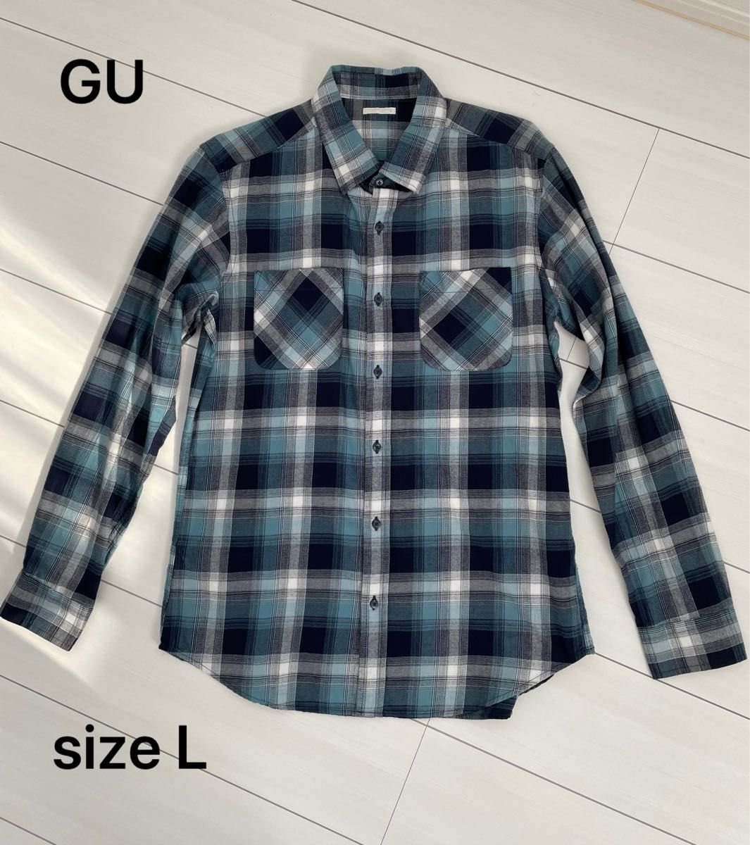 GU チェック柄ネルシャツ 長袖シャツ Lサイズ|Yahoo!フリマ(旧 GU チェック柄ネルシャツ 長袖シャツ Lサイズ|Yahoo!フリマ(旧