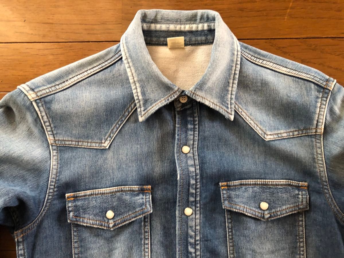 Ron Herman RHC ロンハーマン Fake Denim Shirt スウェット Ron Herman RHC ロンハーマン Fake Denim Shirt スウェット