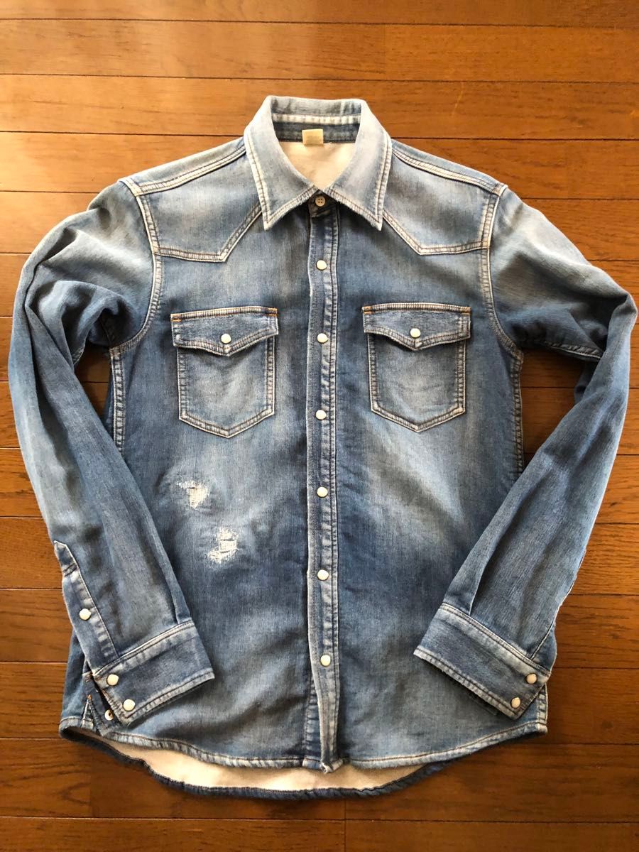 Ron Herman RHC ロンハーマン Fake Denim Shirt スウェット Ron Herman RHC ロンハーマン Fake Denim Shirt スウェット