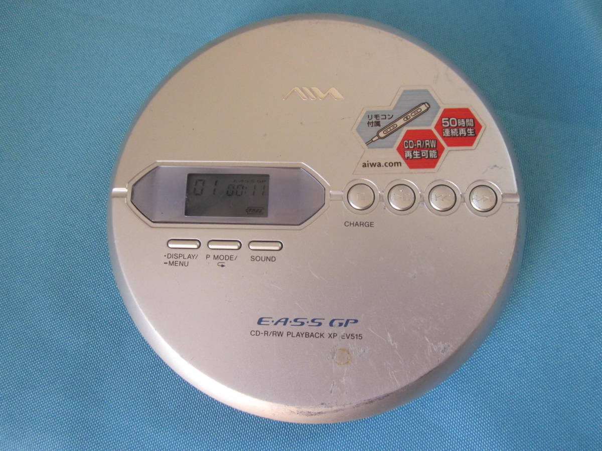 AIWA ポータブルCDプレイヤー XP-EV515 ☆動作品 | JChere雅虎拍卖代购